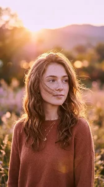 Cinematic Editorial Portrait Of A Young
