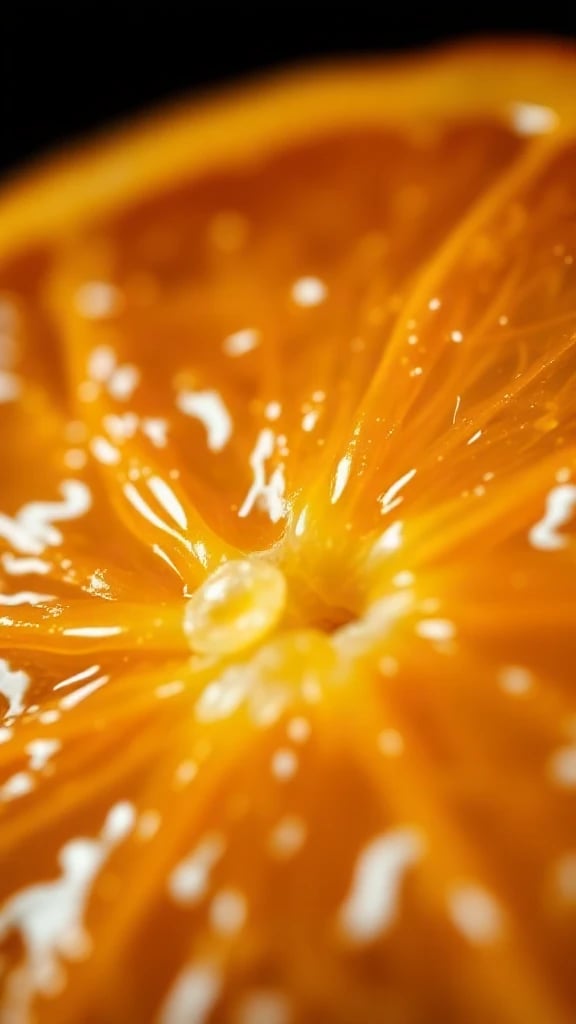 Citrus Pulp Macro Studio