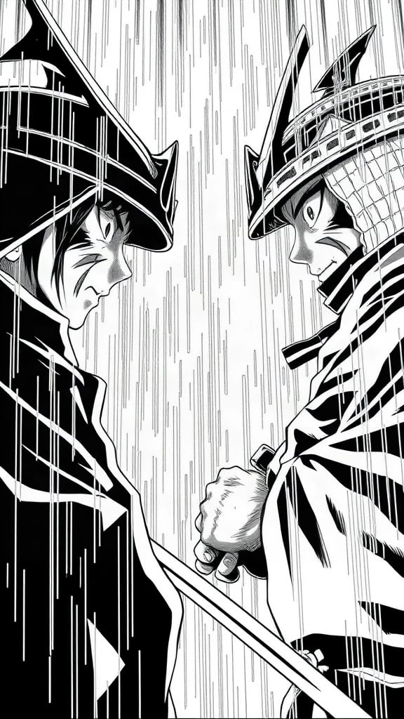 Samurai Rain Duel Manga