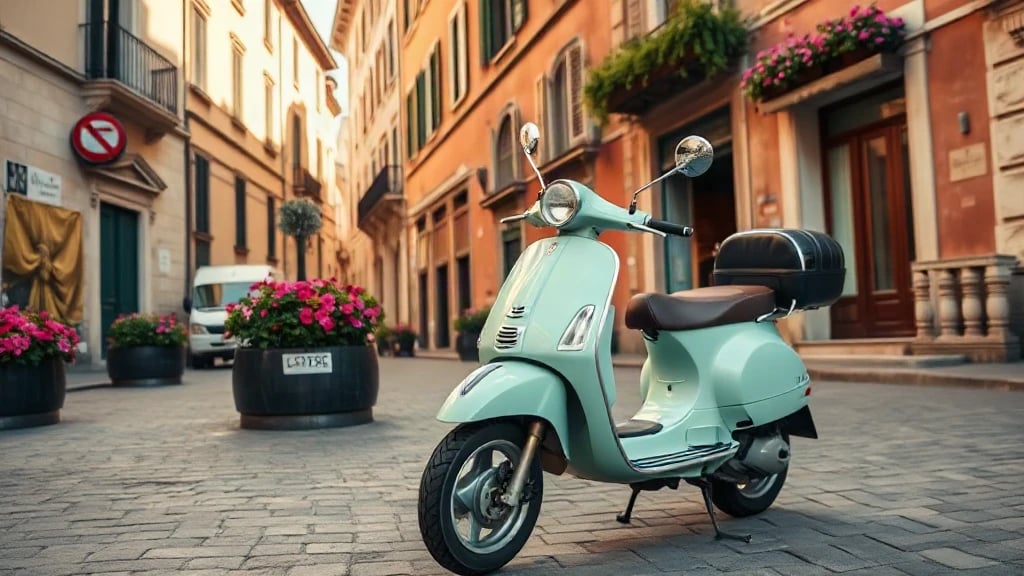 Vintage Vespa Rome