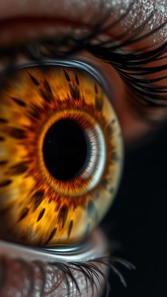 Human Iris Macro Studio