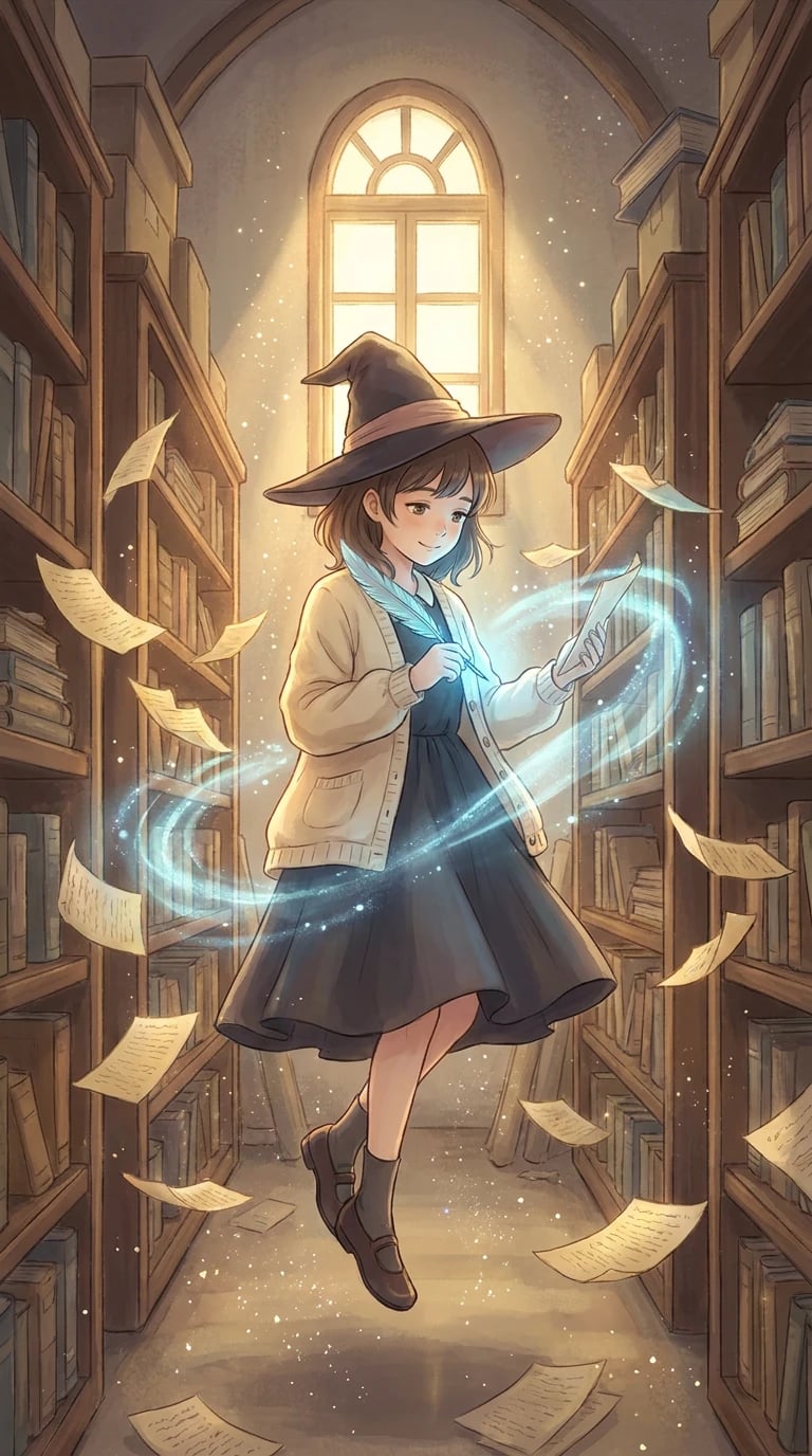 Dawn Spell Over Dusty Archives