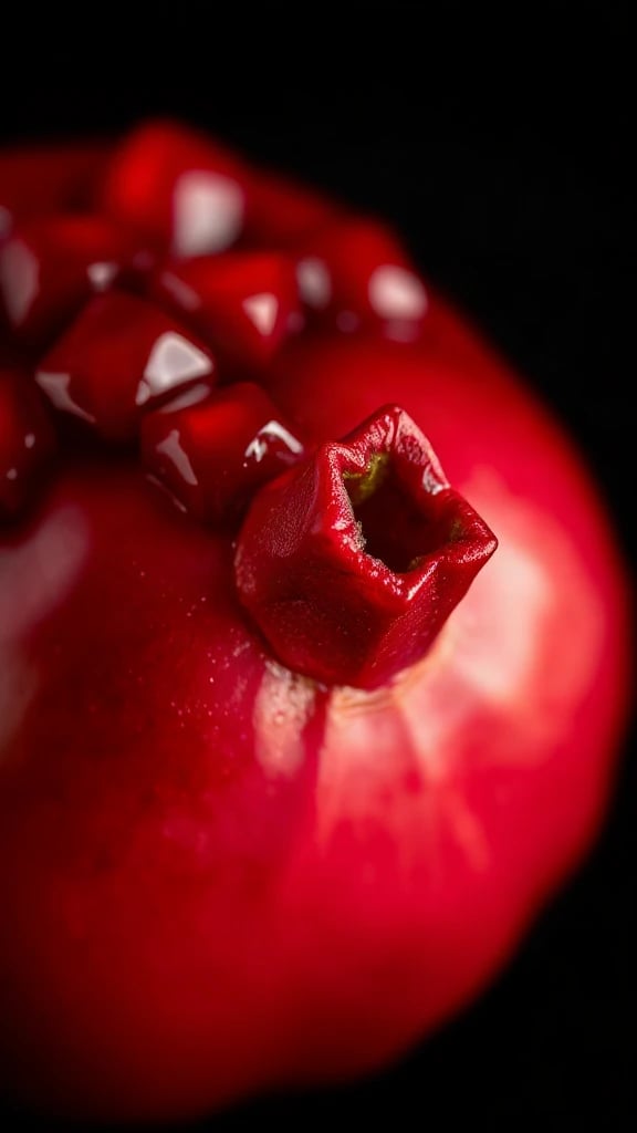 Pomegranate Seeds Macro Studio