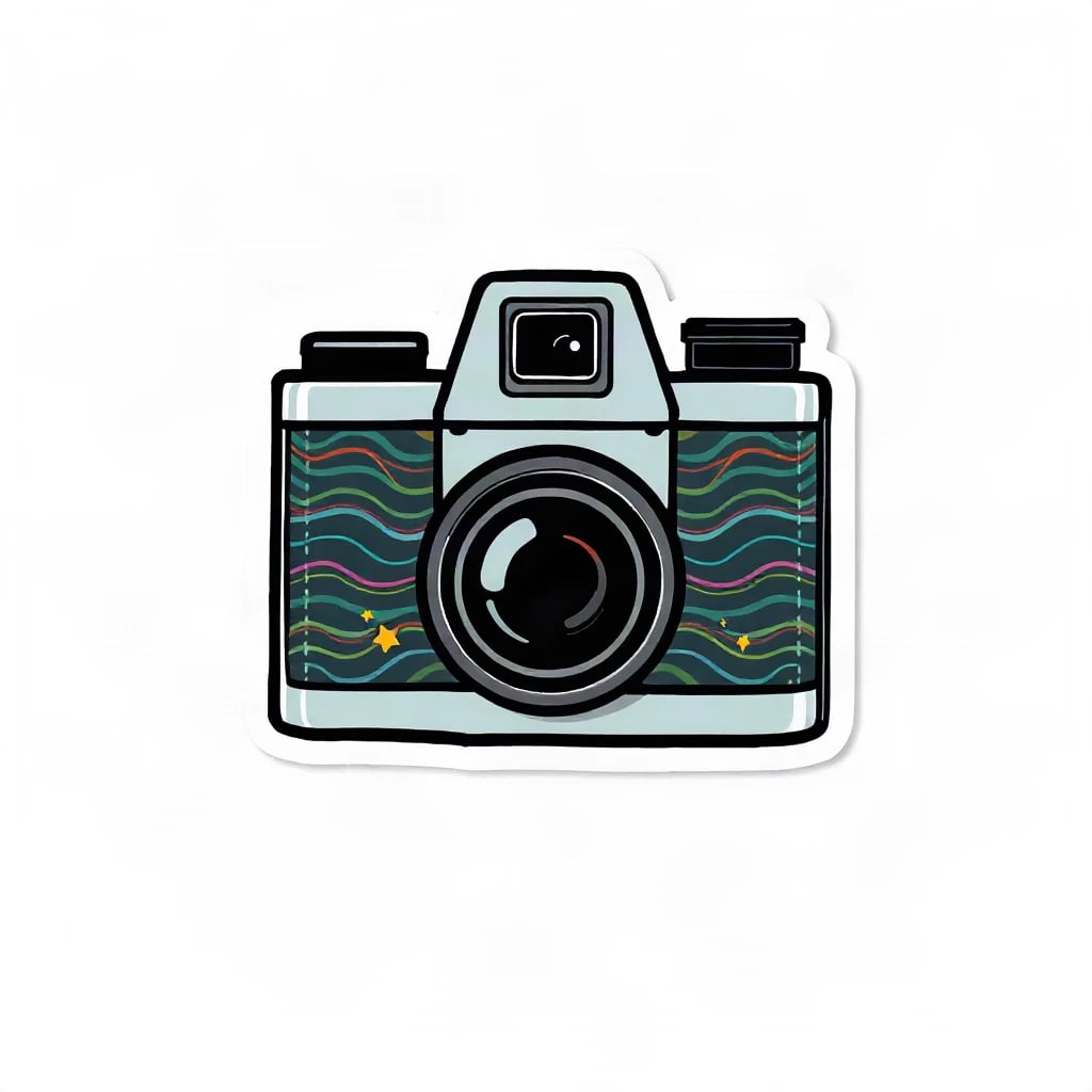 Retro Camera Sticker