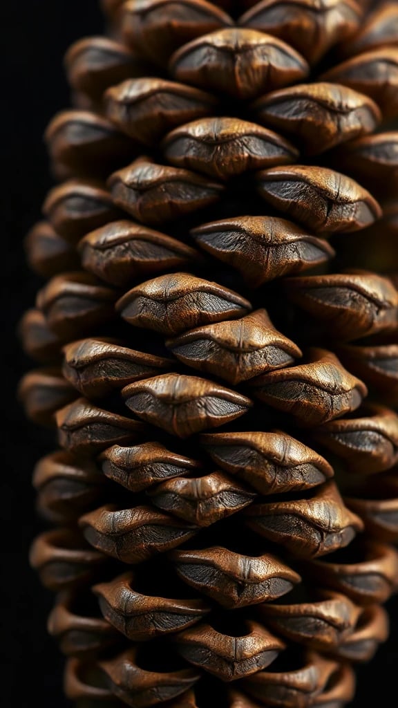 Pine Cone Scales Macro Studio