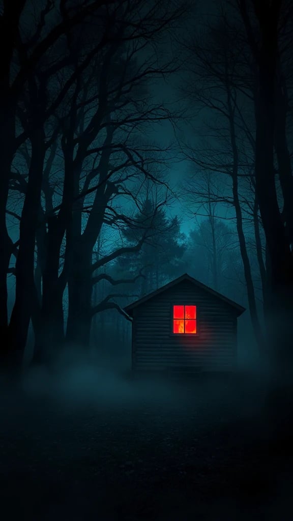 Creepy Forest Cabin