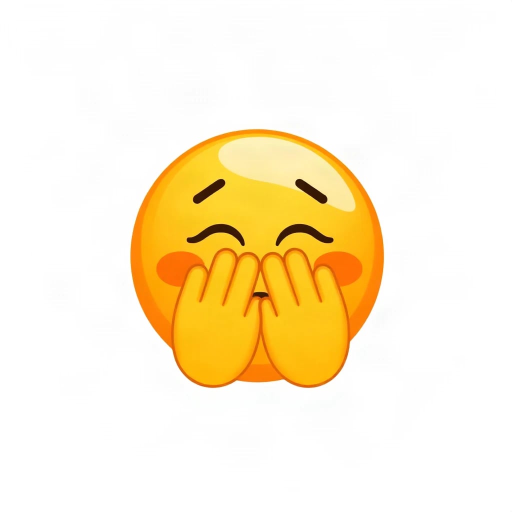 Shy Blushing Emoji