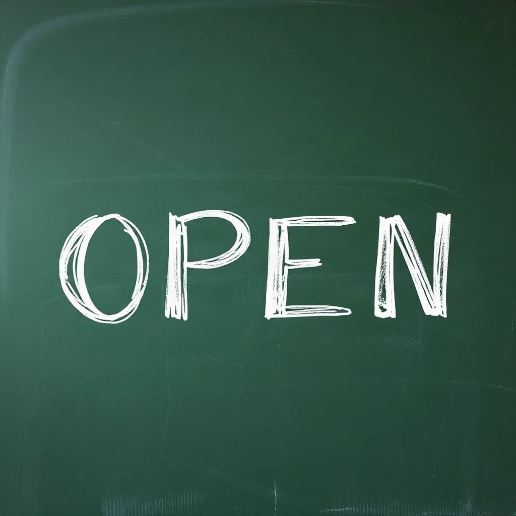 Chalkboard Open Typography