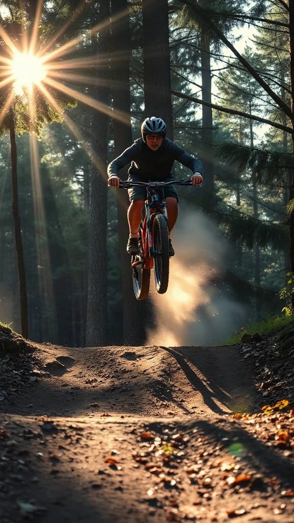 Mountain Biker Jump