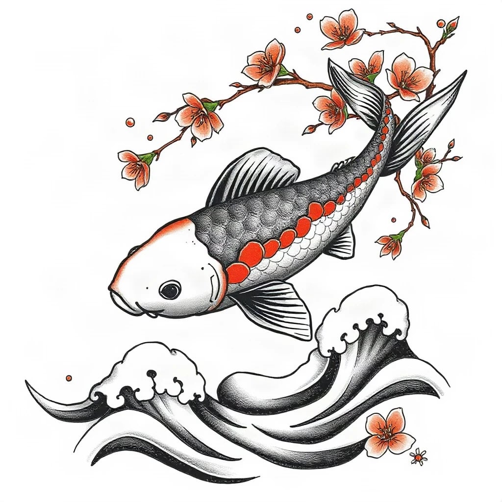 Japanese Koi Tattoo