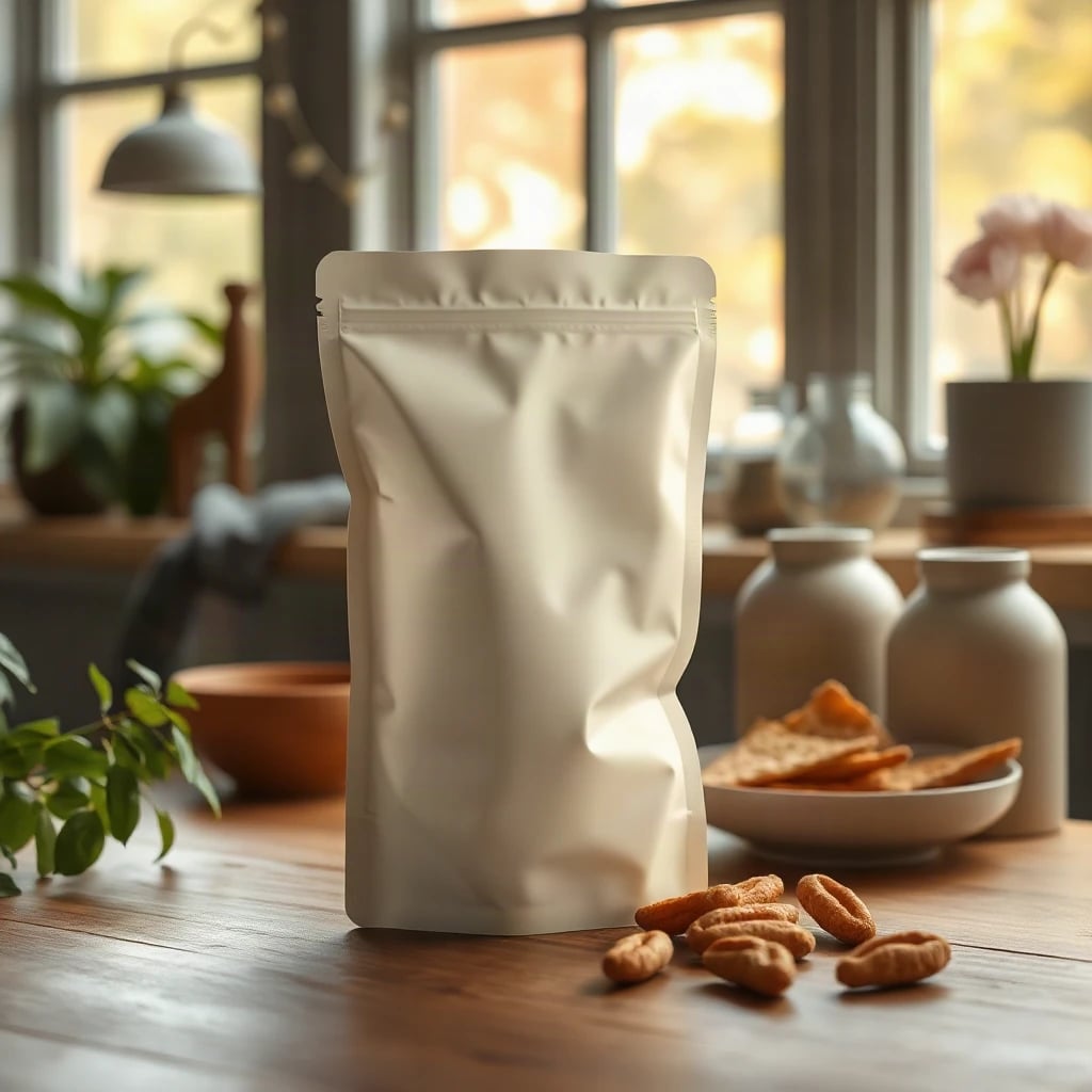 Snack Pouch Mockup Lifestyle