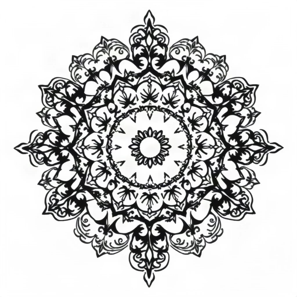 Ornamental Mandala Tattoo