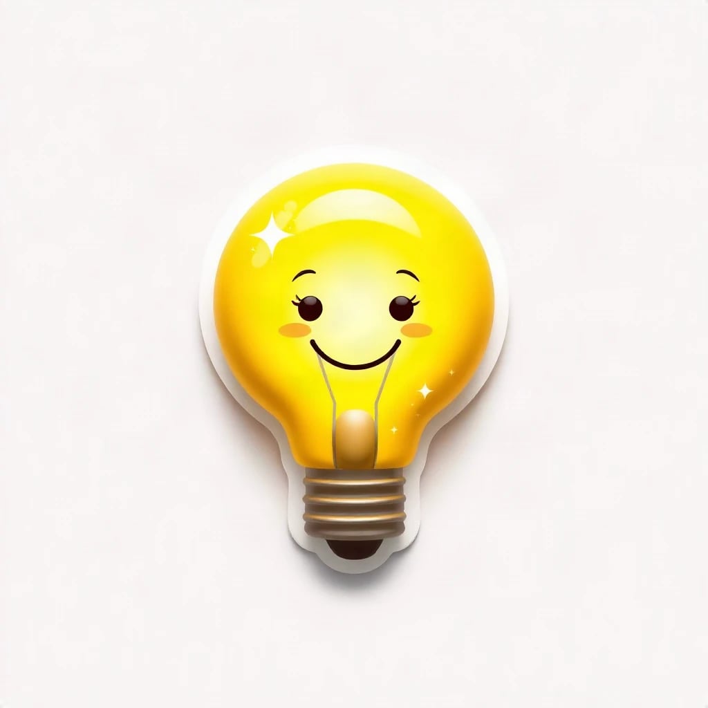 Light Bulb Idea Emoji