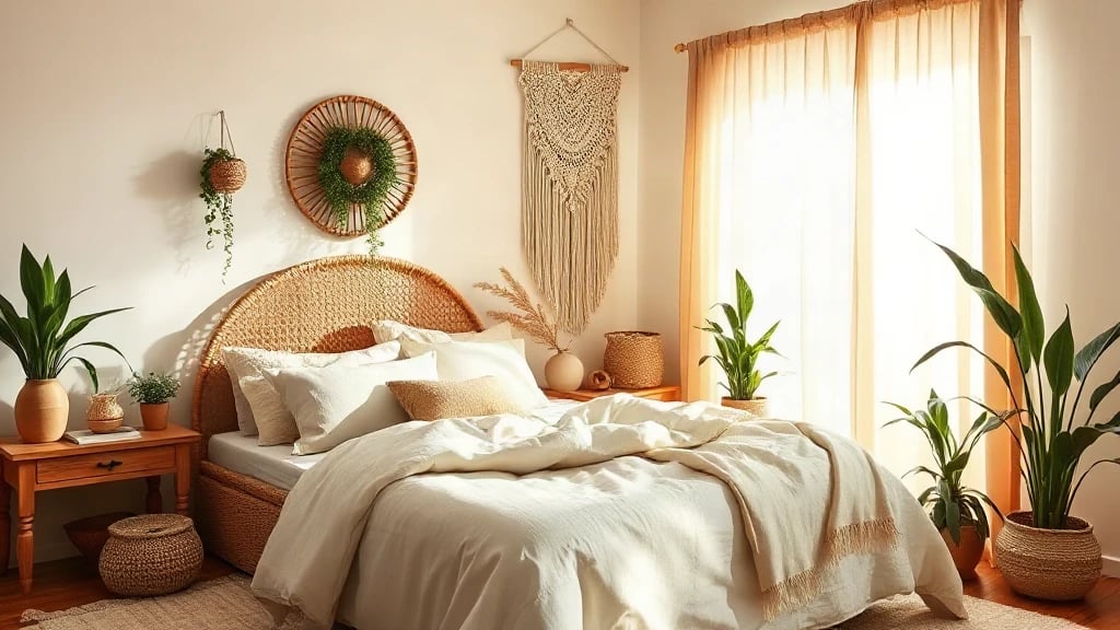 Boho Bedroom Sunlight