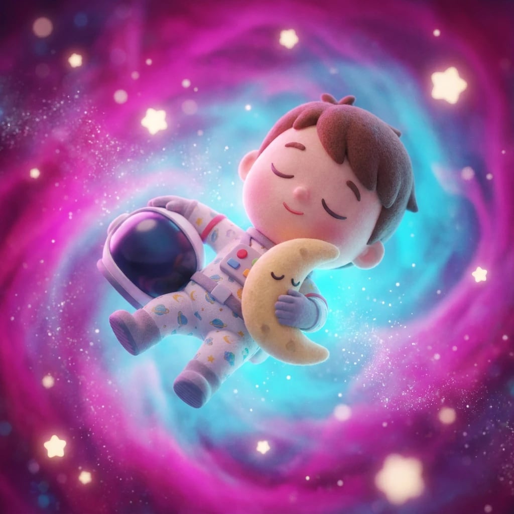 Nebula Dreamer with Plush Moon