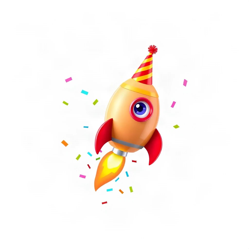 Party Rocket Emoji