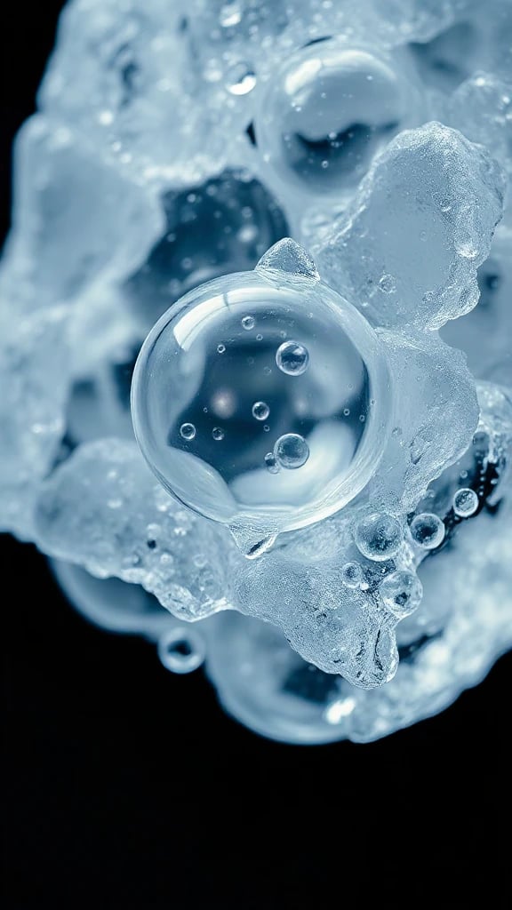 Ice Bubbles Macro Studio