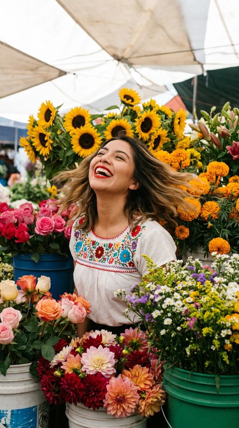 Latina Flower Market Smile