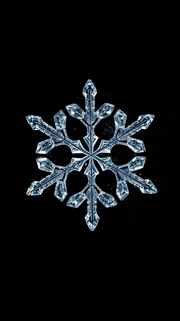 Snowflake Crystal Macro Studio
