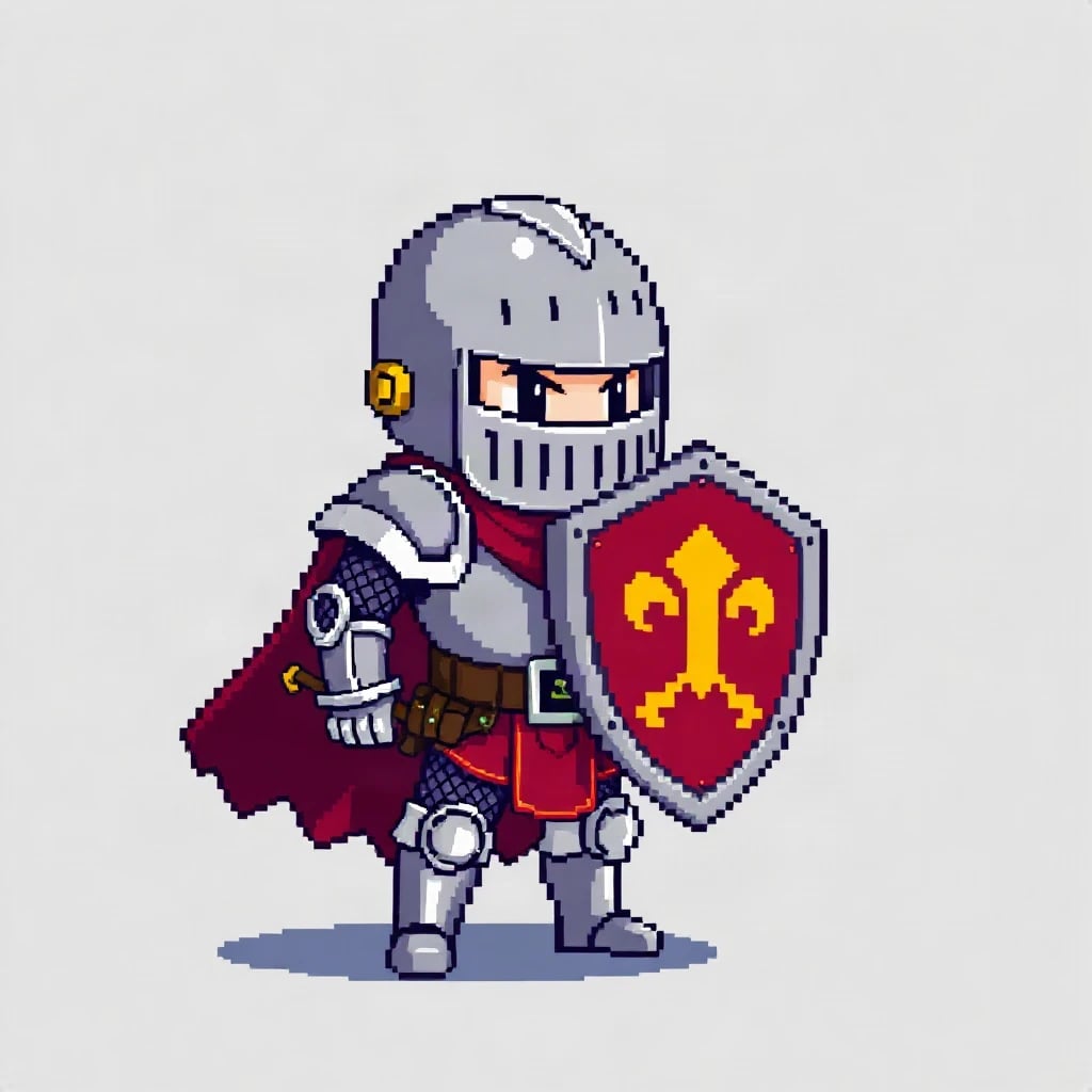 Pixel Art Knight Hero