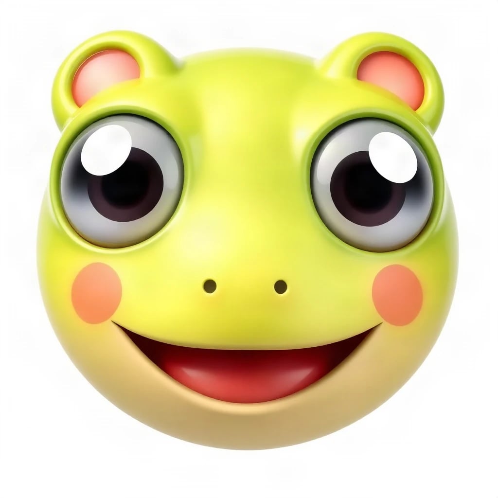 Frog Smile Emoji