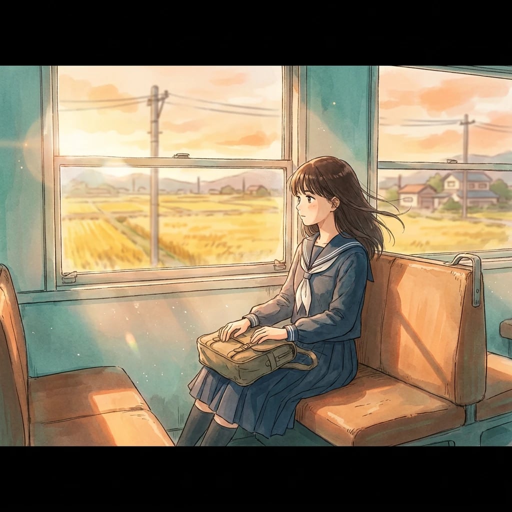 Golden Hour Window Seat Daydream