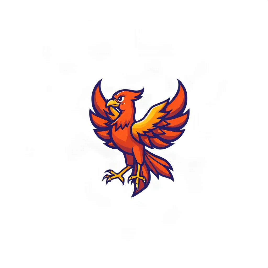 Mascot Phoenix Logo