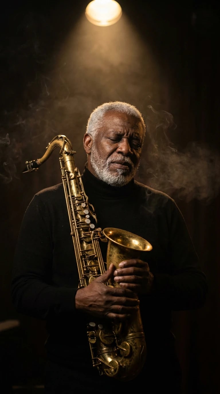 Low-Key Jazz Musician