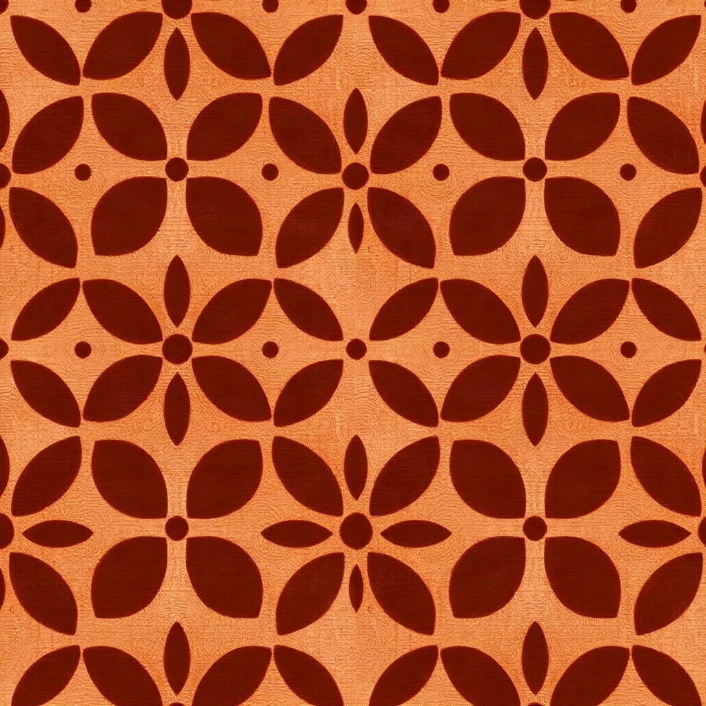 Batik Kawung Fabric Texture