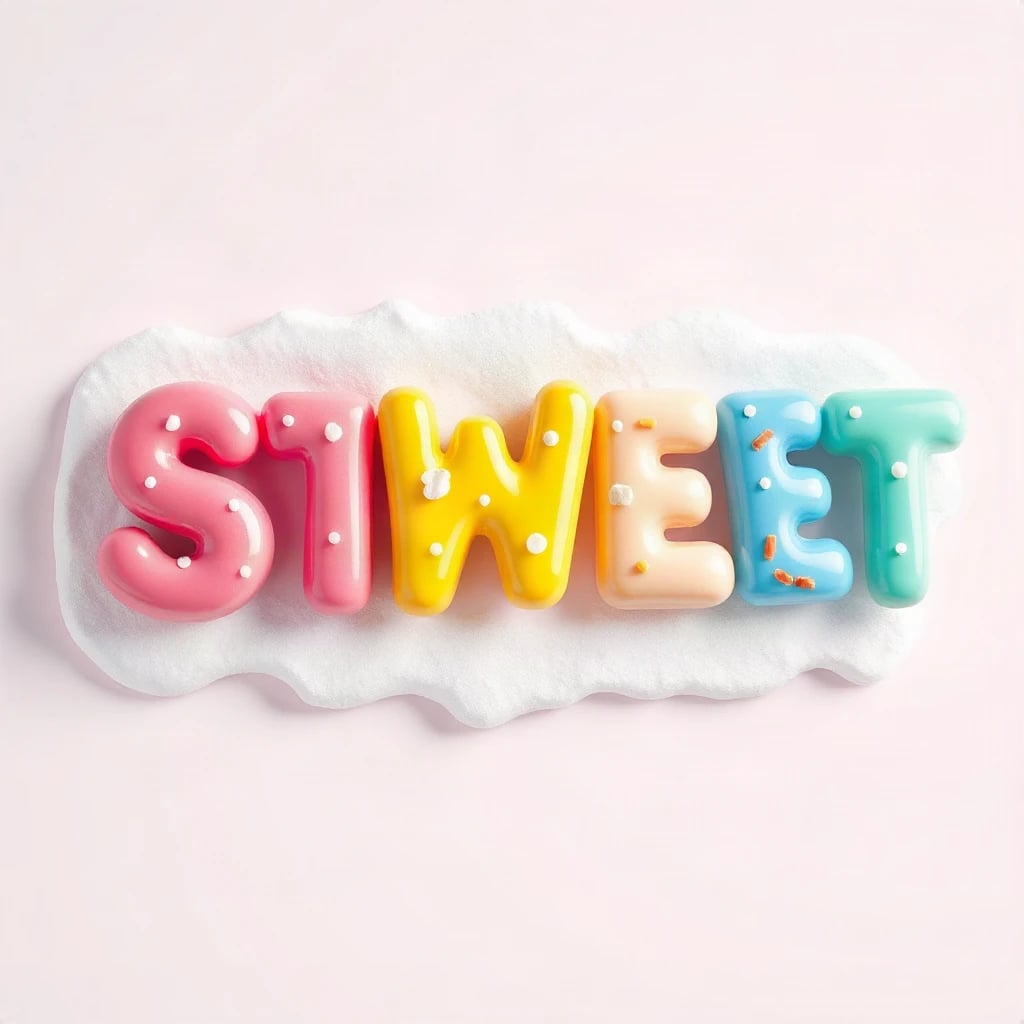 Candy Sweet Typography