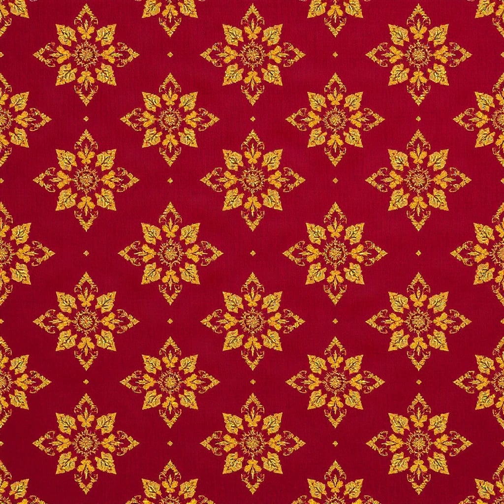 Songket Gold Thread Texture