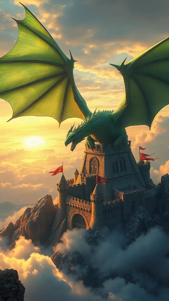 Dragon Over Mountain Keep