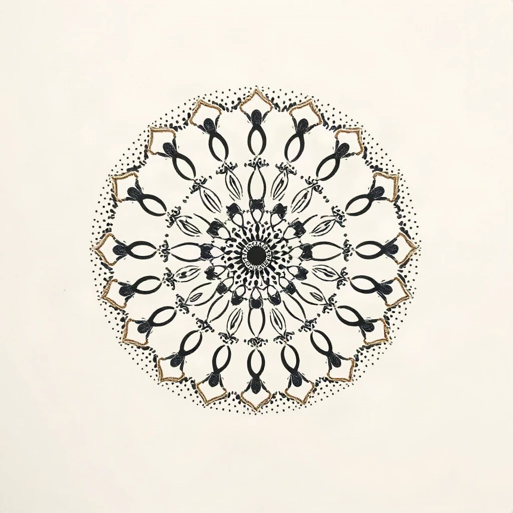 Dotwork Mandala Tattoo