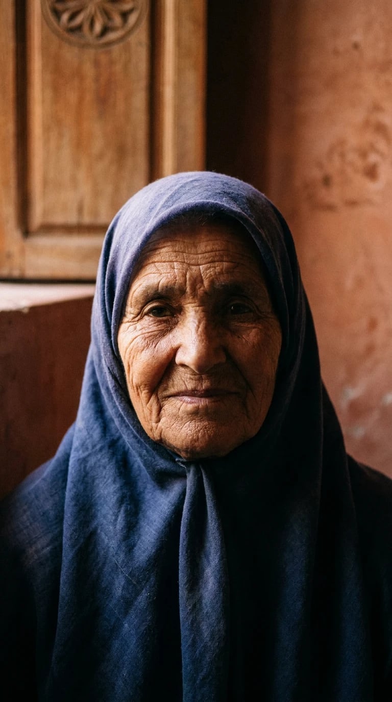 Moroccan Light Window Portrait