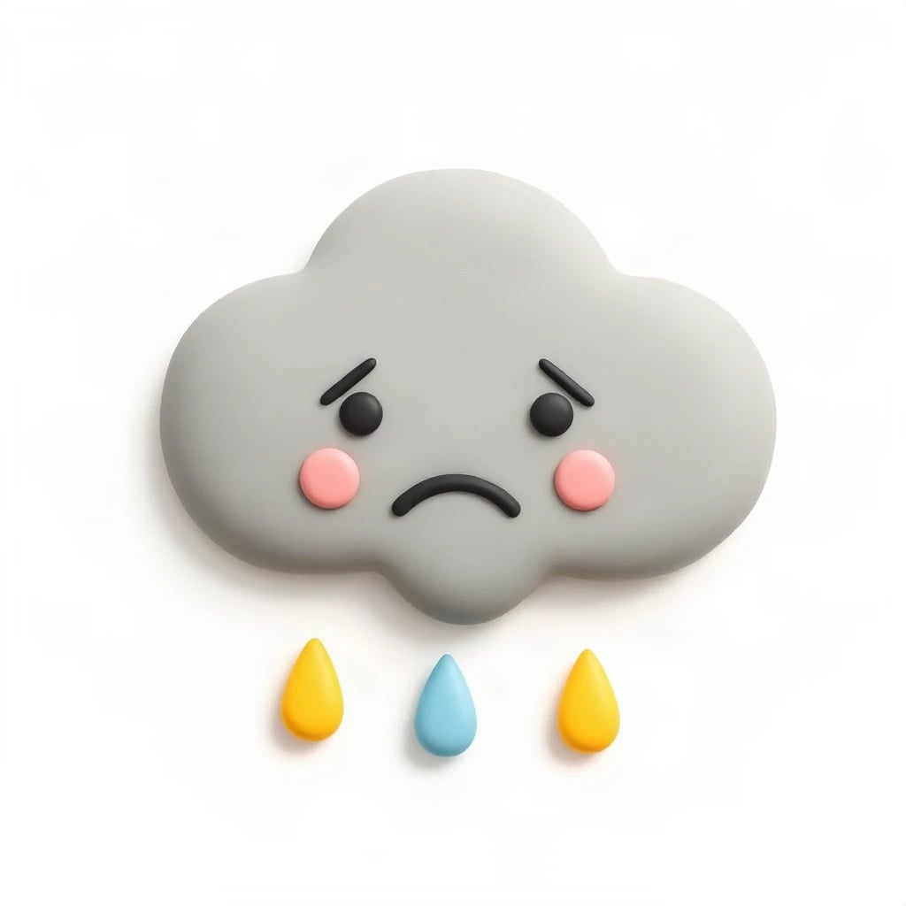 Rain Cloud Emoji