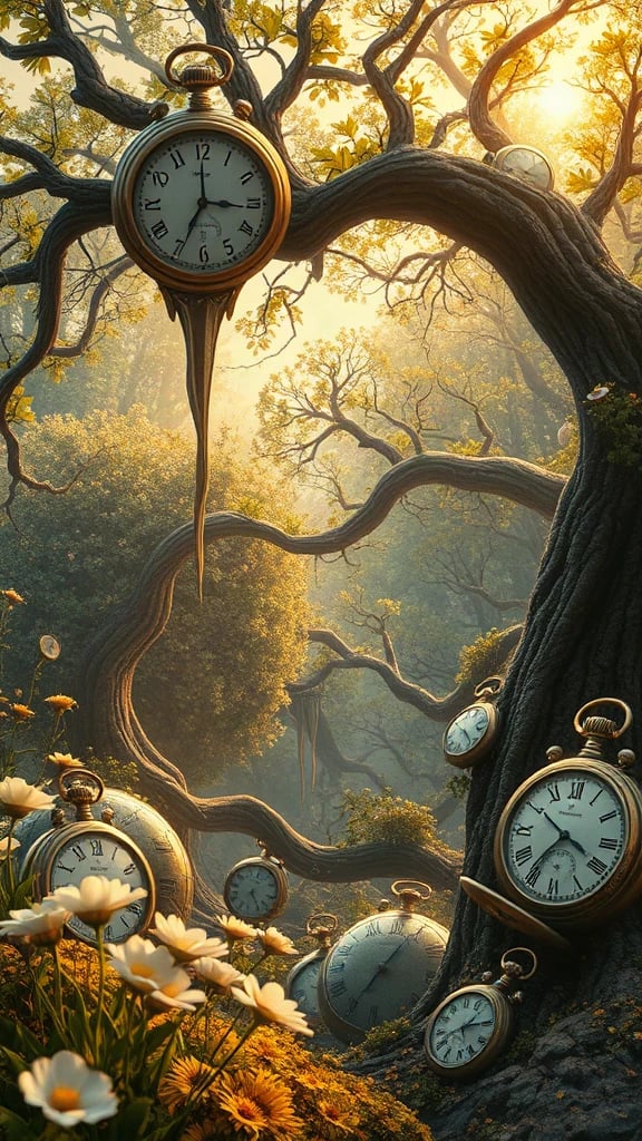 Melting Clock Garden