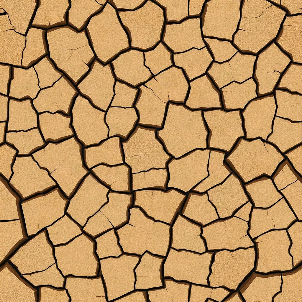 Dry Cracked Earth Texture