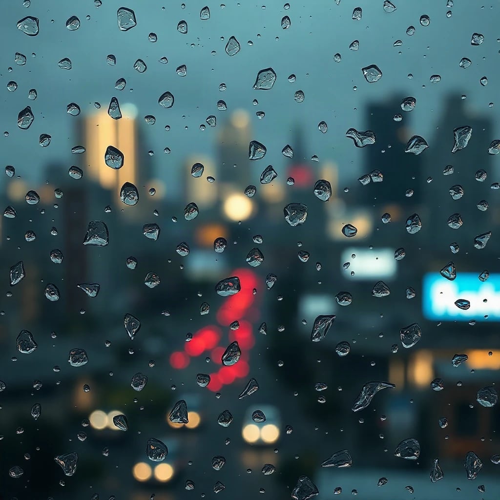 Rain on Window Texture