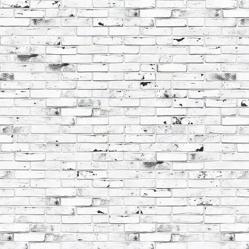 White Painted Brick Texture
