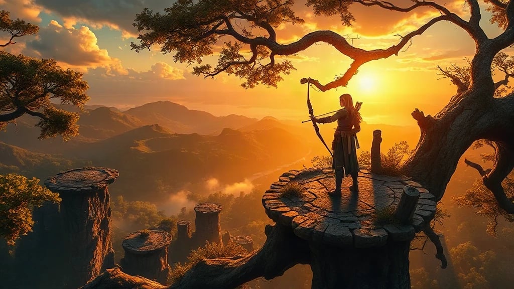 Elf Archer Treetop