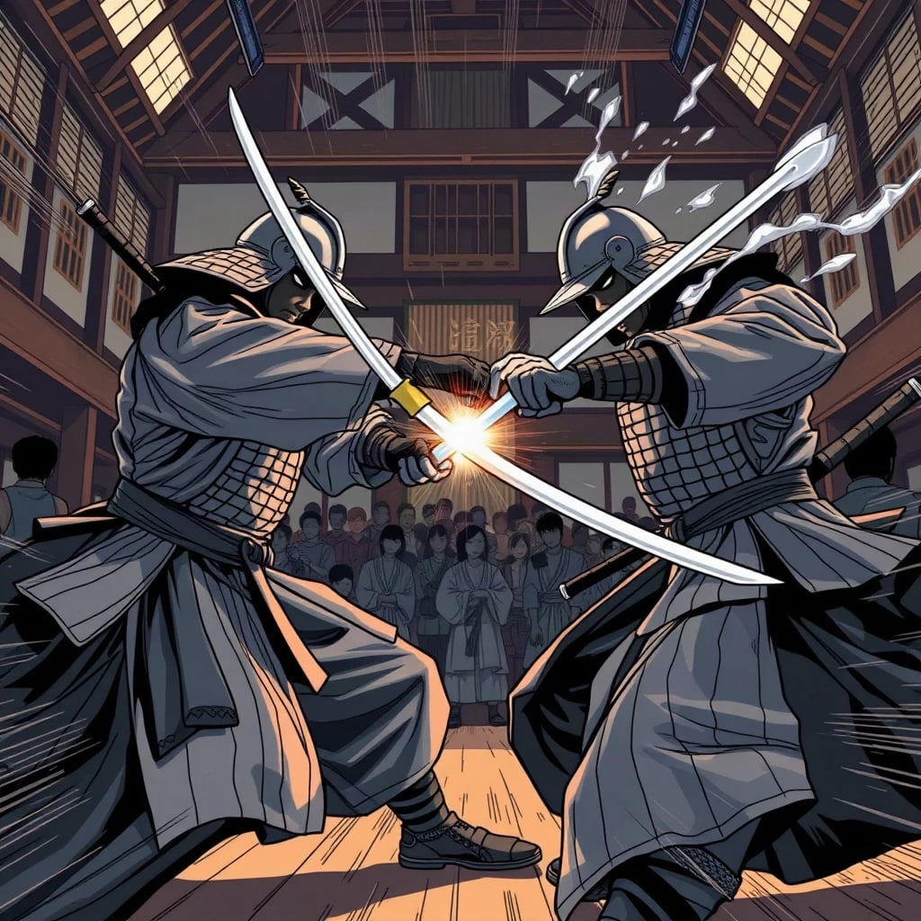 Kendo Tournament Strike