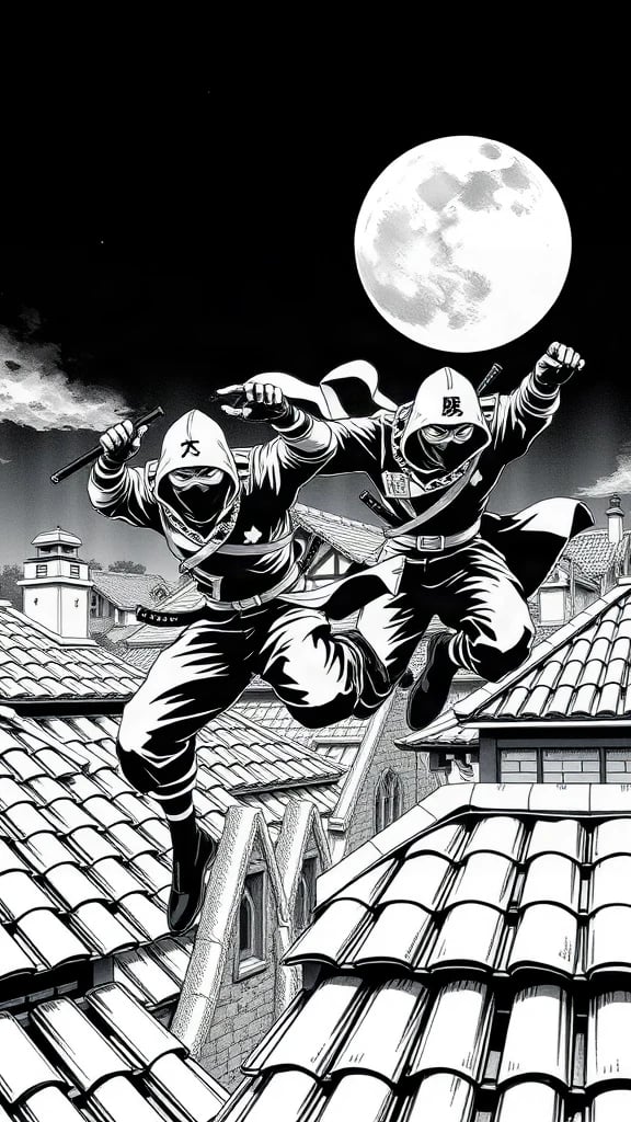 Ninja Rooftop Chase