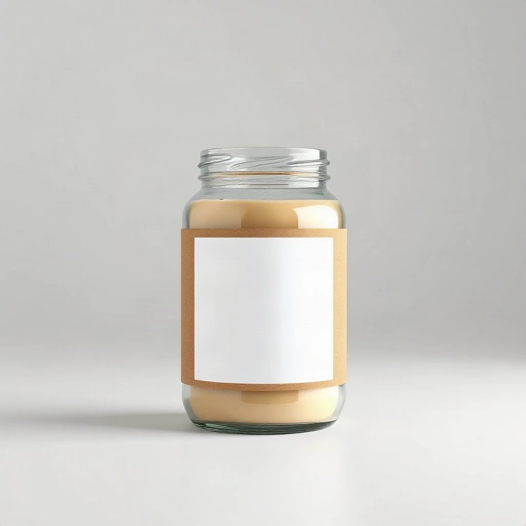 Food Label Jar Mockup Studio