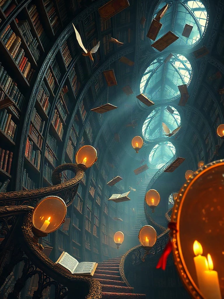 Enchanted Library Spiral