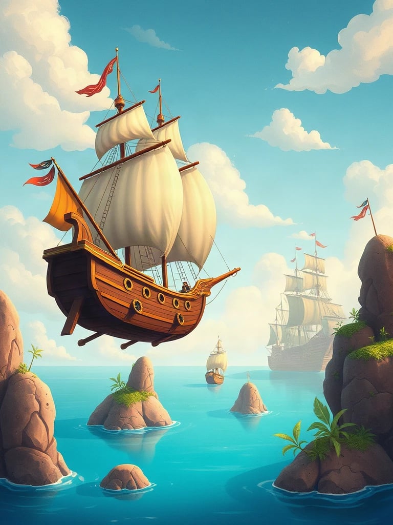 Pirate Sky Galleon