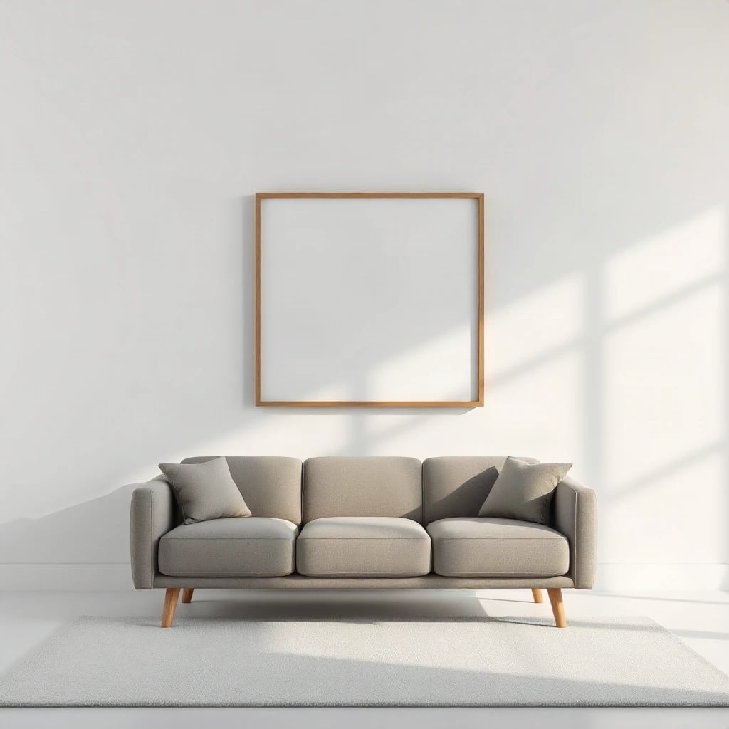 Wall Art Living Room Mockup Studio