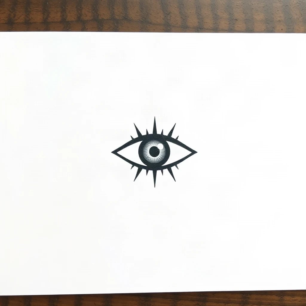 Minimalist Eye Tattoo