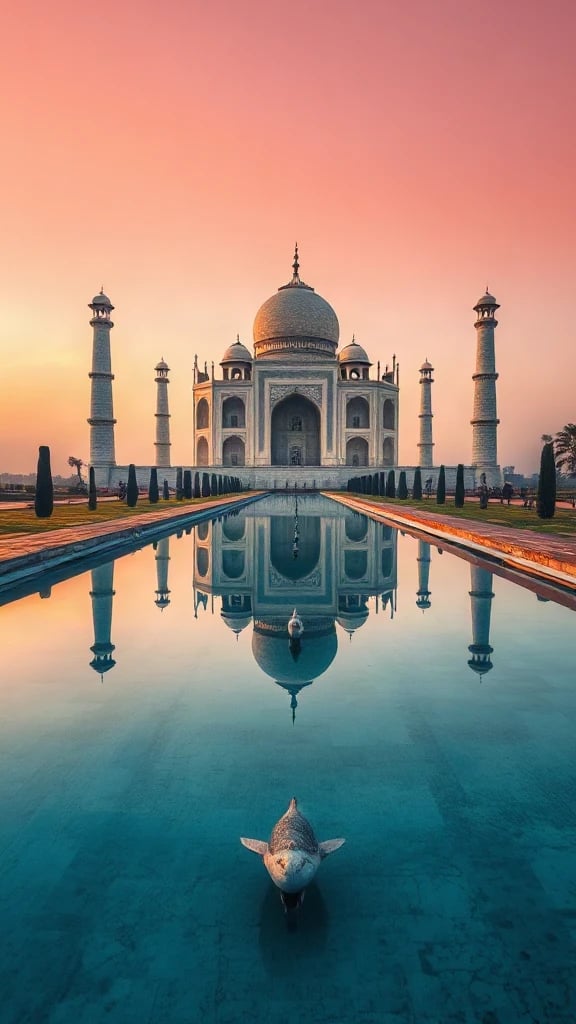 Taj Mahal Reflection