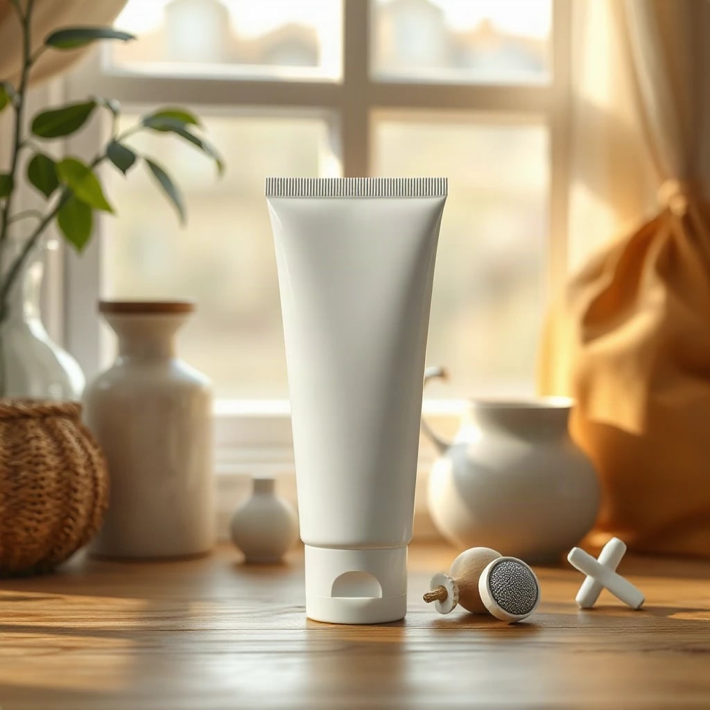 Cosmetic Tube Mockup Lifestyle
