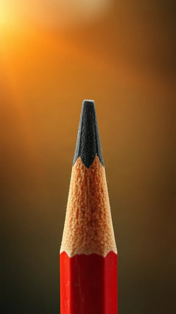 Pencil Tip Macro Golden